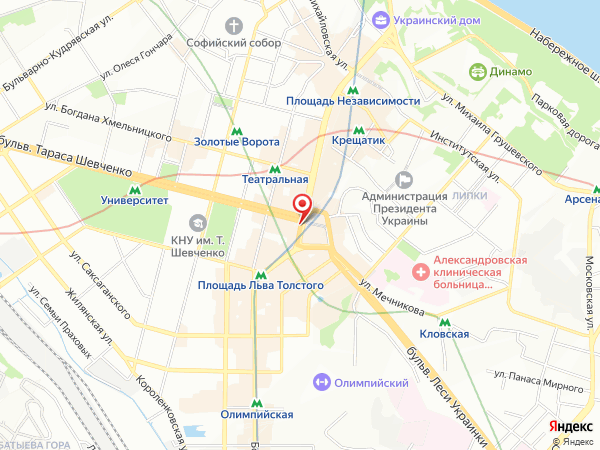 рядом с районом Крещатый парк